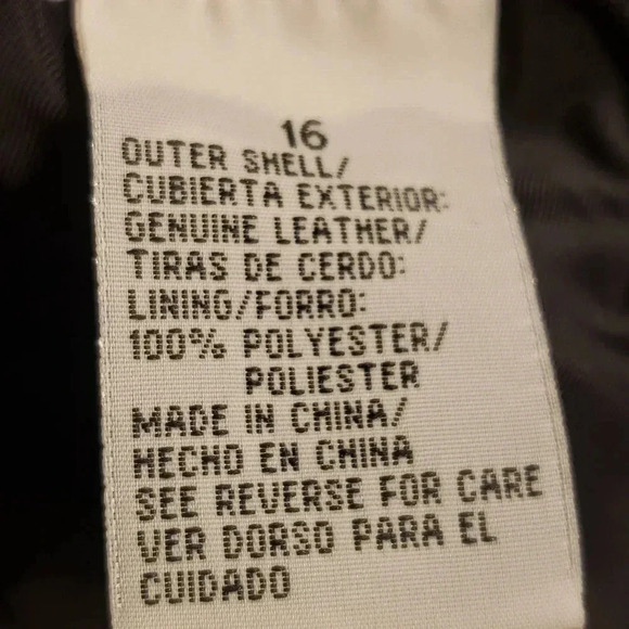 Jaclyn Smith classic leather skirt size 16 - Picture 4 of 4